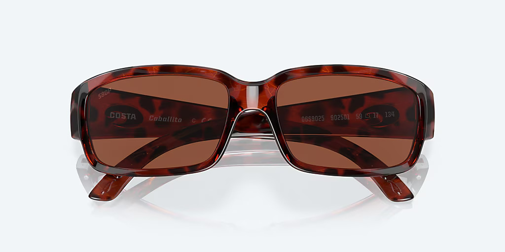 LUNETTES POLARISANTES COSTA CABALLITO TORTOISE 580P COPPER – Image 4