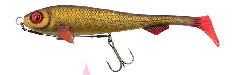 SUPER SLICK SHAD 18CM LOADED UV GOLD